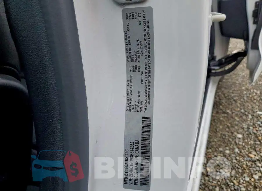 2C4RC1BG9SR614262 Photo# 13