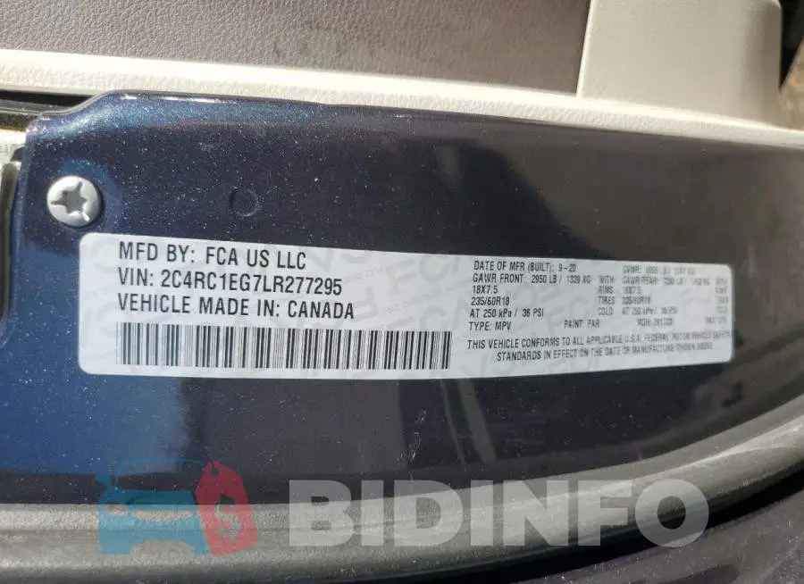 2C4RC1EG7LR277295 Photo# 13