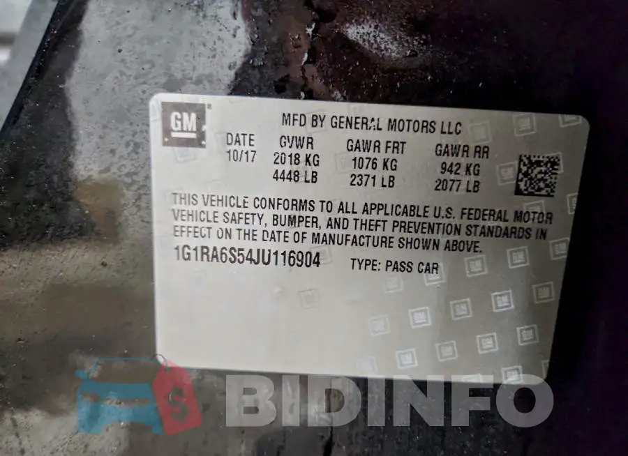 1G1RA6S54JU116904 Photo# 12