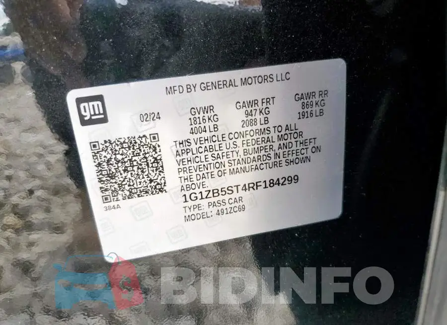 1G1ZB5ST4RF184299 Photo# 13