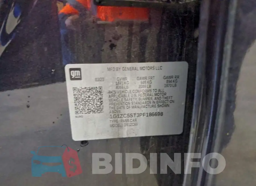 1G1ZC5ST3PF186698 Photo# 12