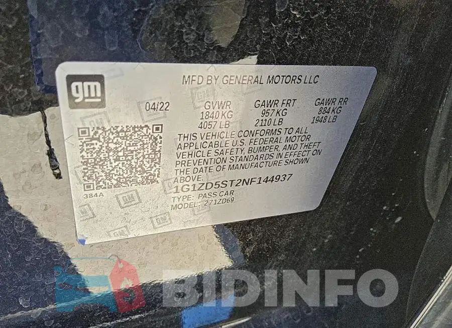 1G1ZD5ST2NF144937 Photo# 12