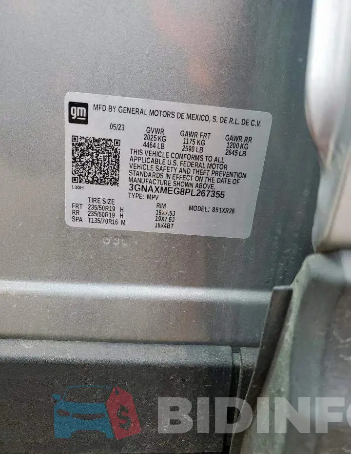 3GNAXMEG8PL267355 Photo# 13