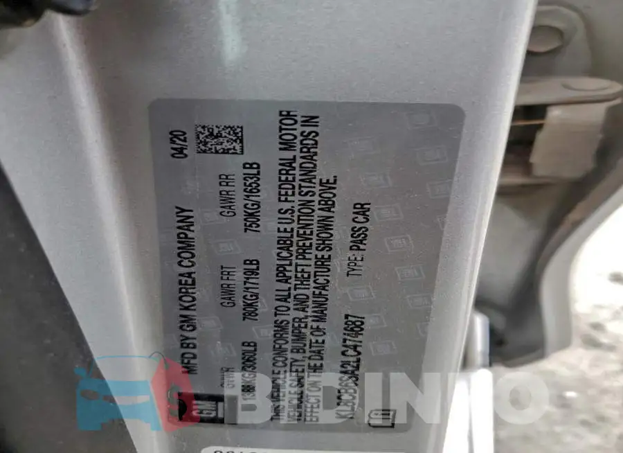 KL8CB6SA2LC474687 Photo# 13