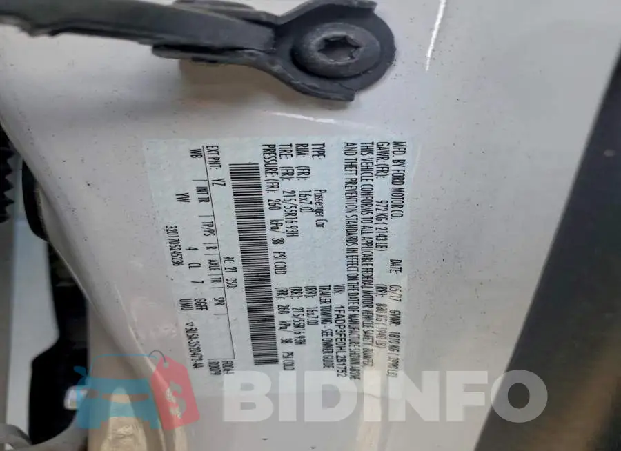 1FADP3FE0HL281752 Photo# 12