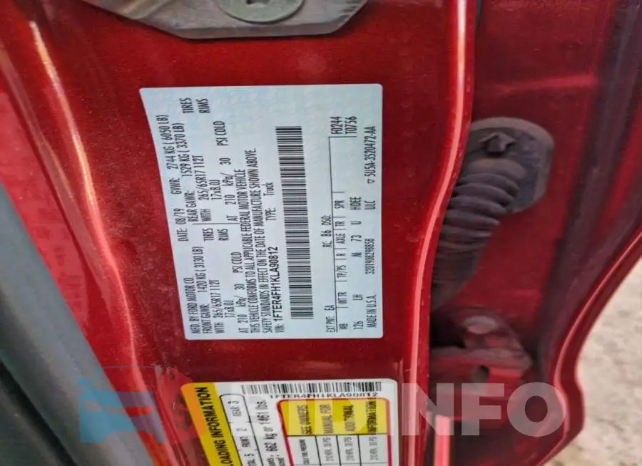 1FTER4FH1KLA90812 Photo# 12