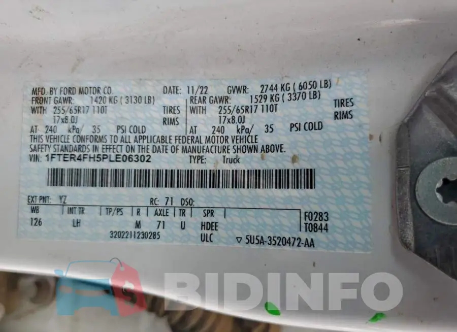 1FTER4FH5PLE06302 Photo# 12