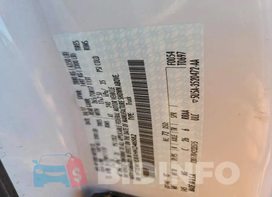 1FTEW1E8XHKD46582 Photo# 12