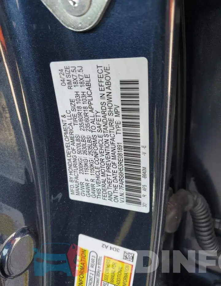 7FARS6H53RE081891 Photo# 13