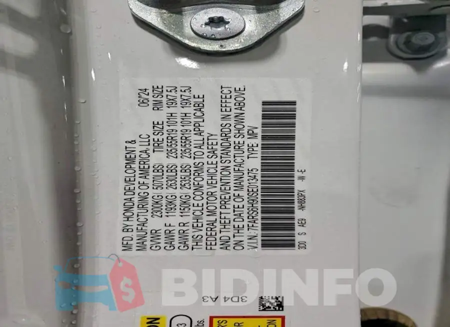7FARS6H90SE013475 Photo# 13