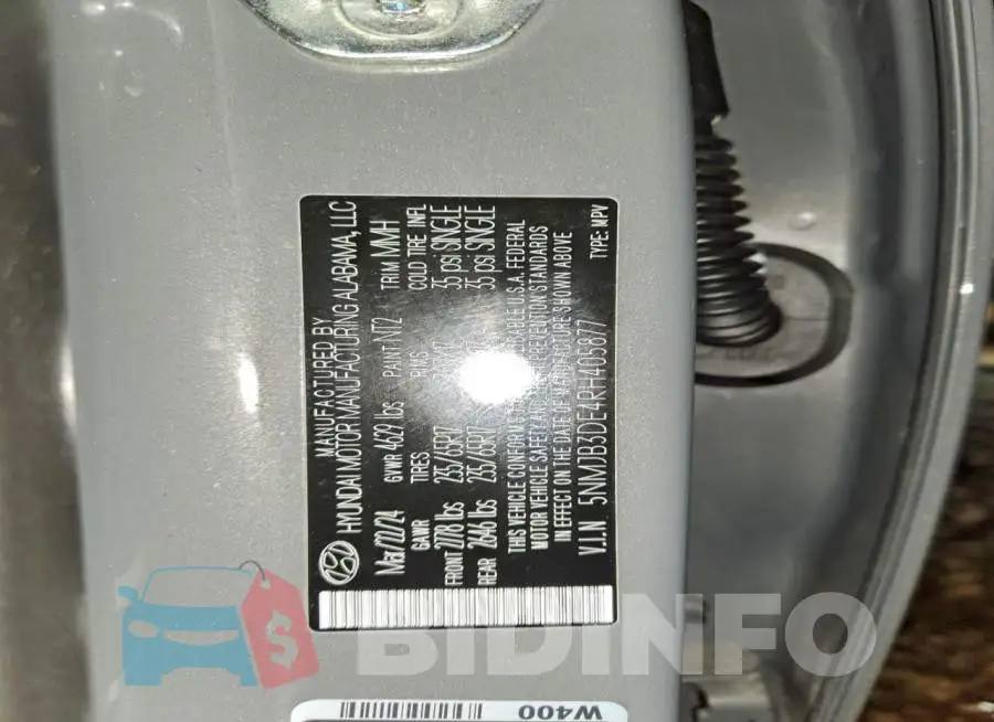 5NMJB3DE4RH405877 Photo# 13