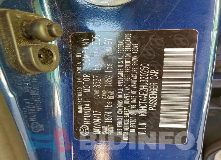 KMHCT4AE2HU320250 Photo# 12