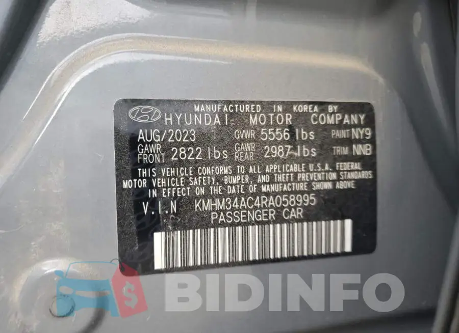 KMHM34AC4RA058995 Photo# 12