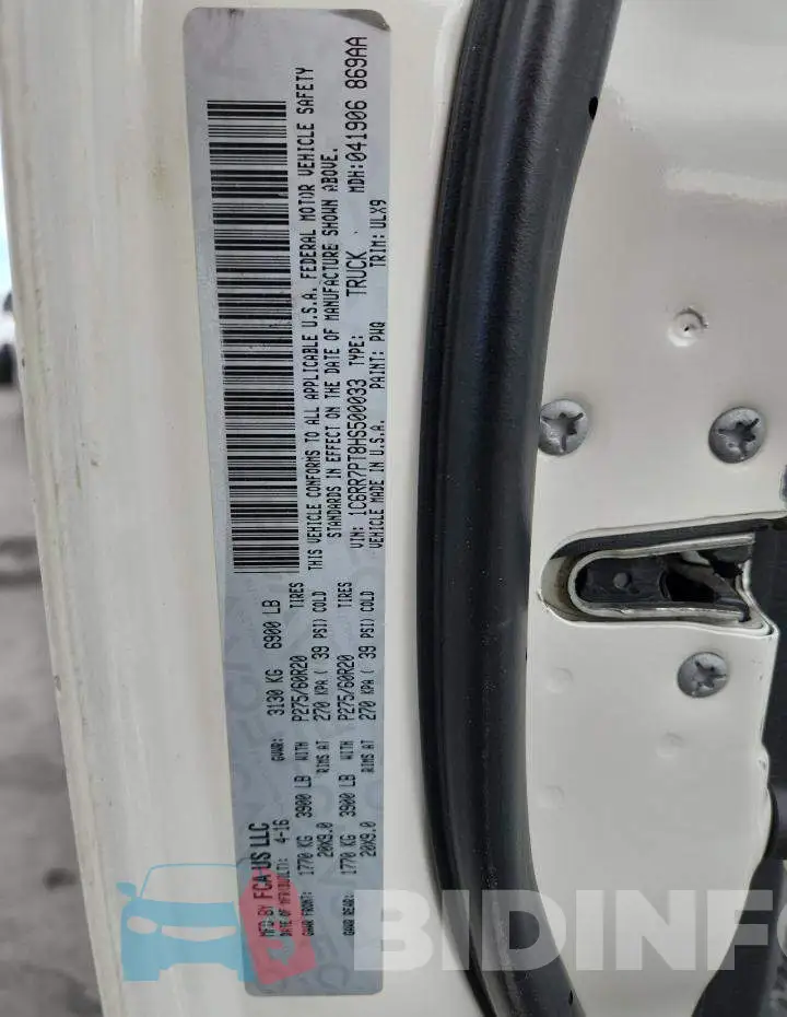 1C6RR7PT8HS500033 Photo# 12