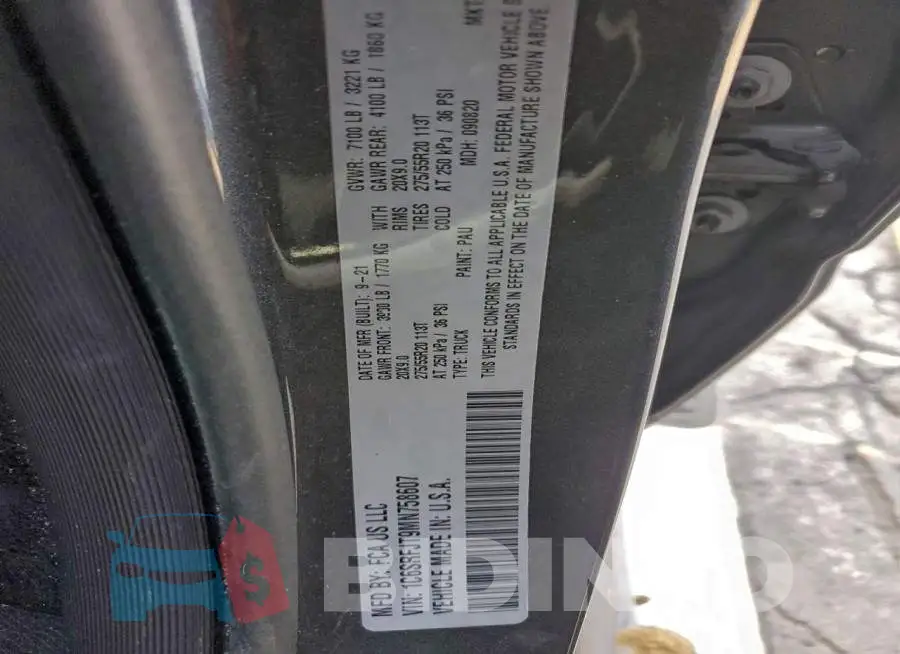 1C6SRFJT9MN758607 Photo# 12