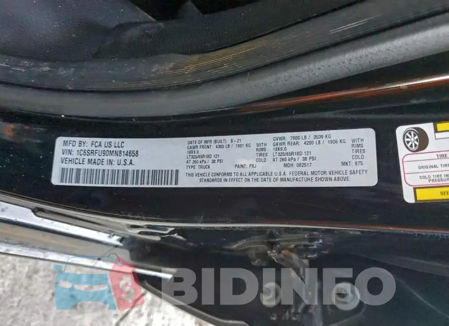 1C6SRFU90MN814658 Photo# 12