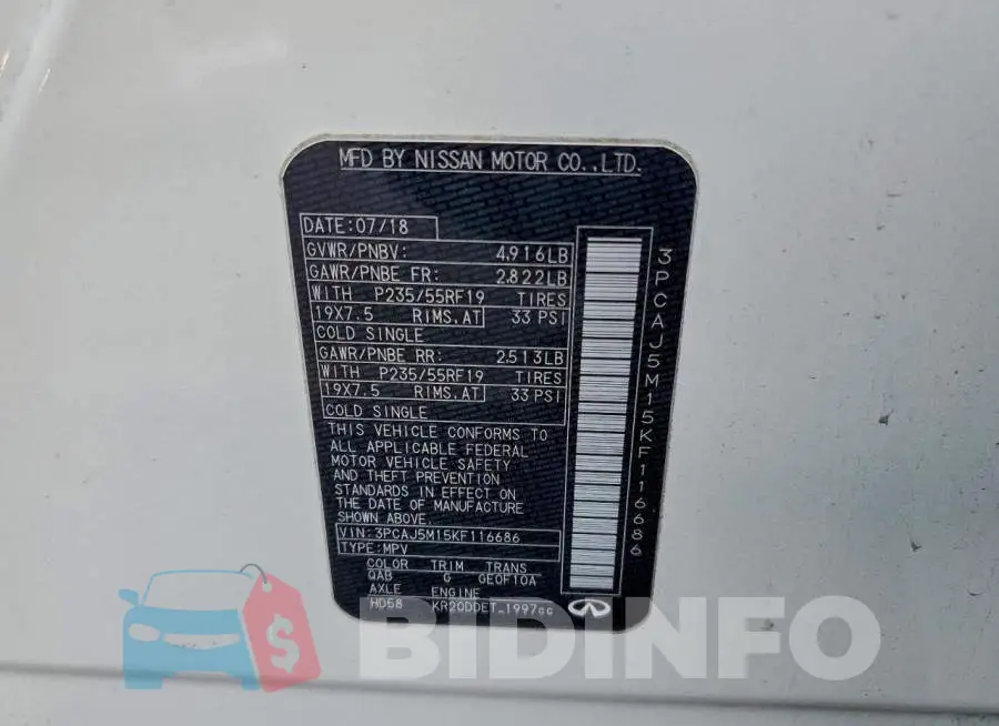 3PCAJ5M15KF116686 Photo# 13
