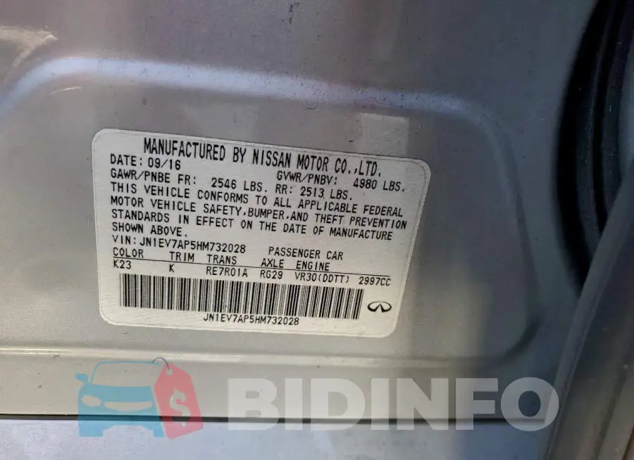 JN1EV7AP5HM732028 Photo# 12