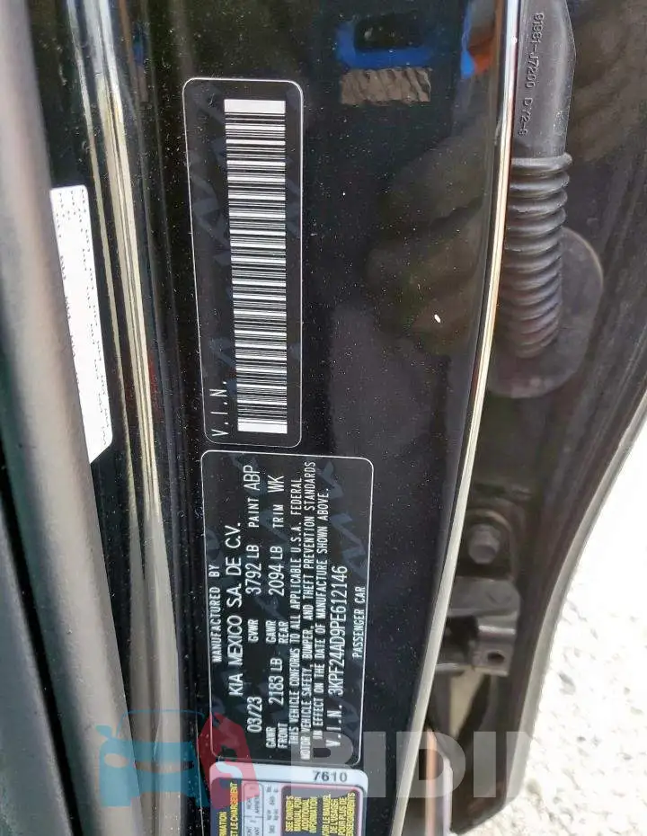 3KPF24AD9PE612146 Photo# 13