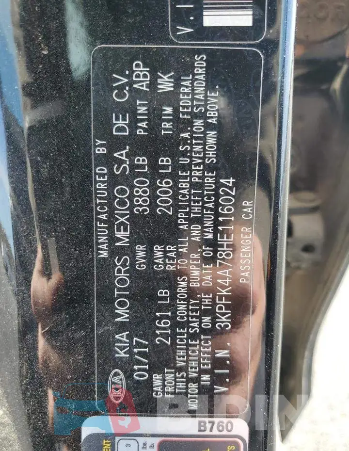 3KPFK4A78HE116024 Photo# 13