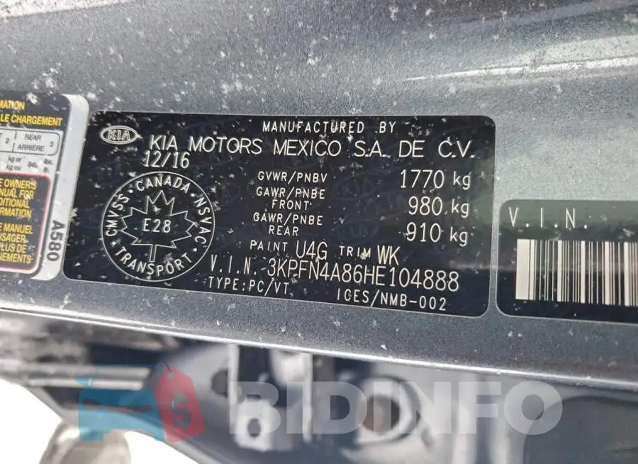 3KPFN4A86HE104888 Photo# 13