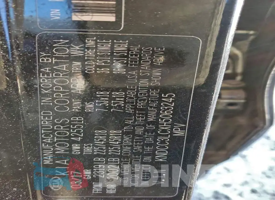 KNDCC3LCXH5063245 Photo# 12