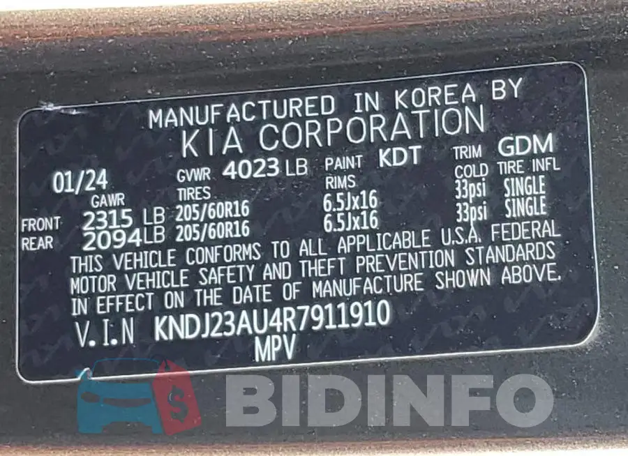 KNDJ23AU4R7911910 Photo# 14