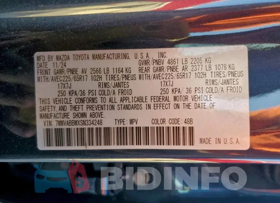 7MMVABBMXSN334248 Photo# 13