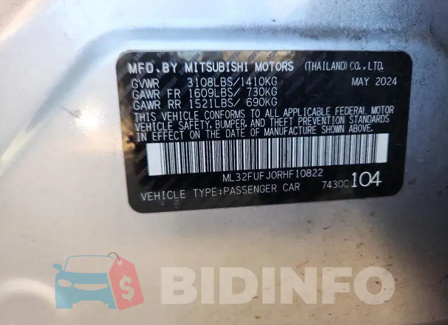 ML32FUFJ0RHF10822 Photo# 12
