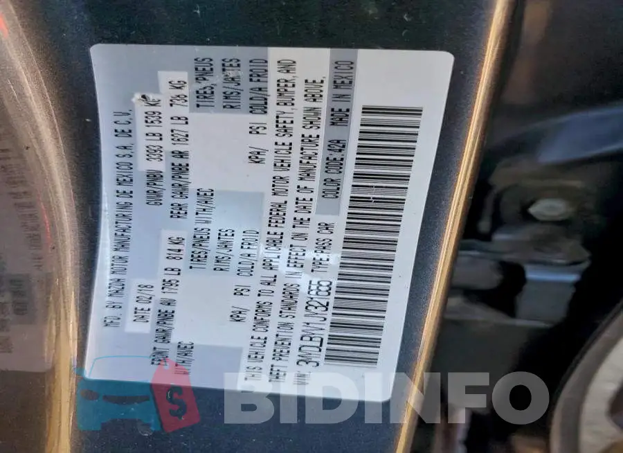 3MYDLBYV1JY321655 Photo# 12