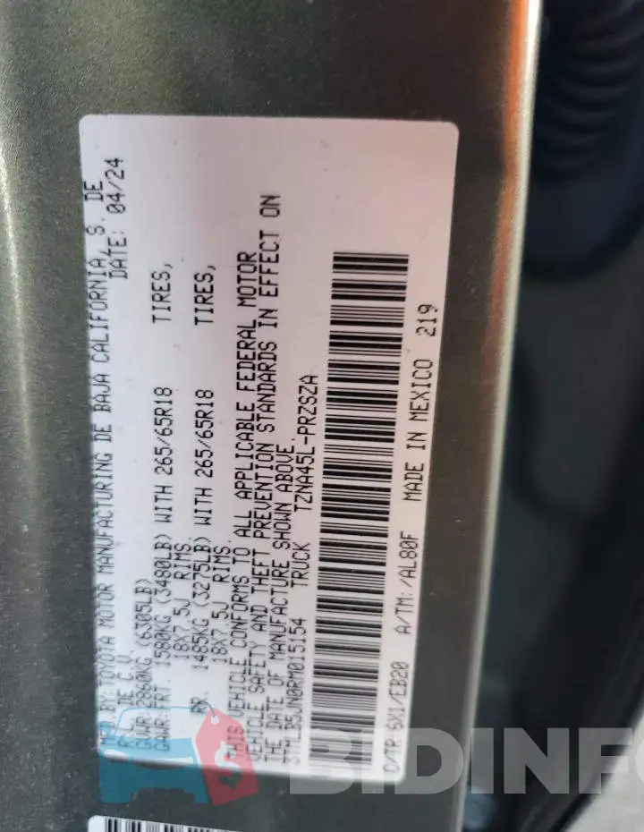 3TMLB5JN0RM015154 Photo# 12