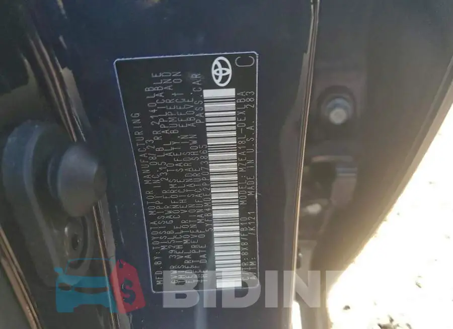 5YFB4MDE2PP073865 Photo# 12