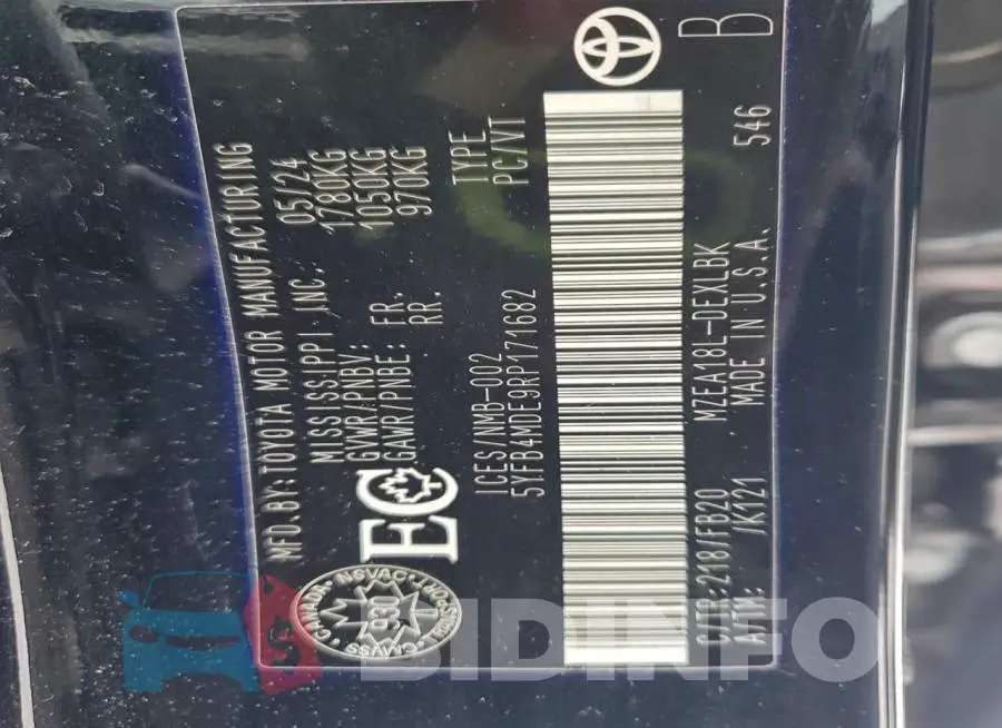 5YFB4MDE9RP171682 Photo# 12