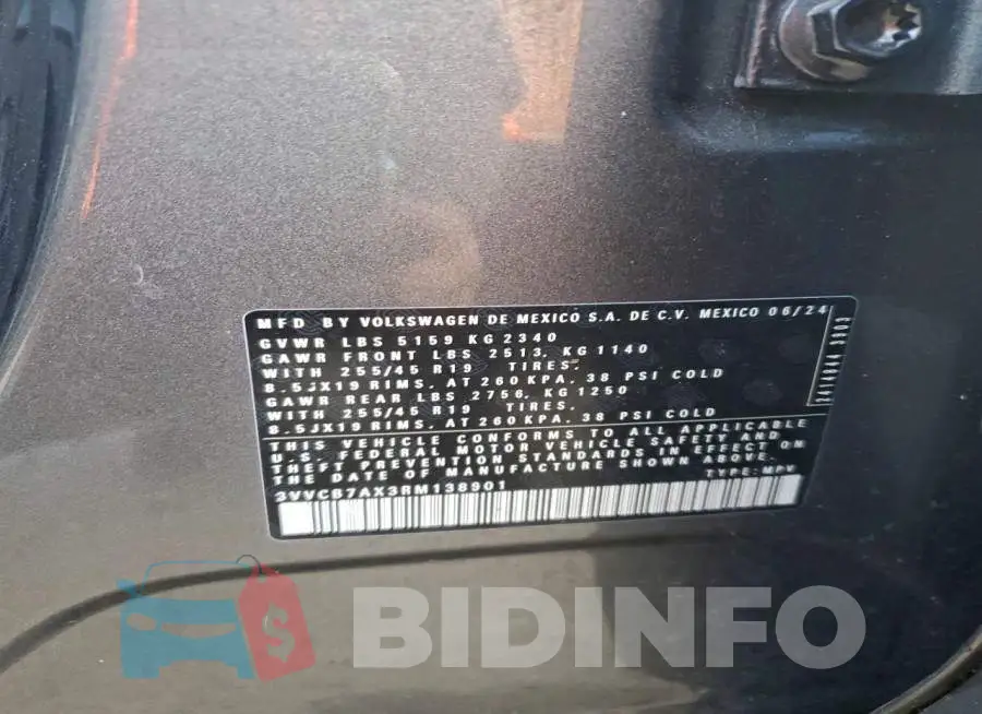 3VVCB7AX3RM138901 Photo# 14