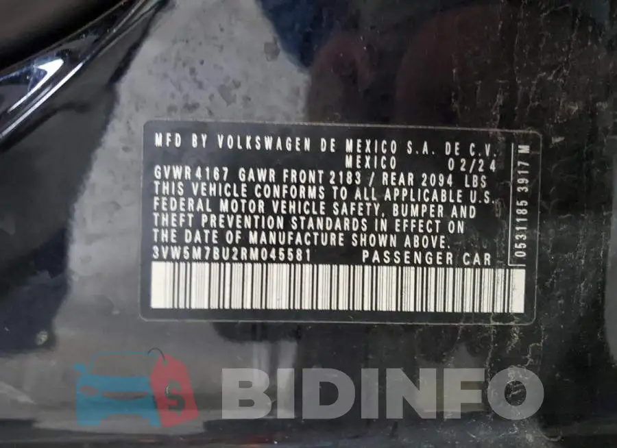 3VW5M7BU2RM045581 Photo# 12