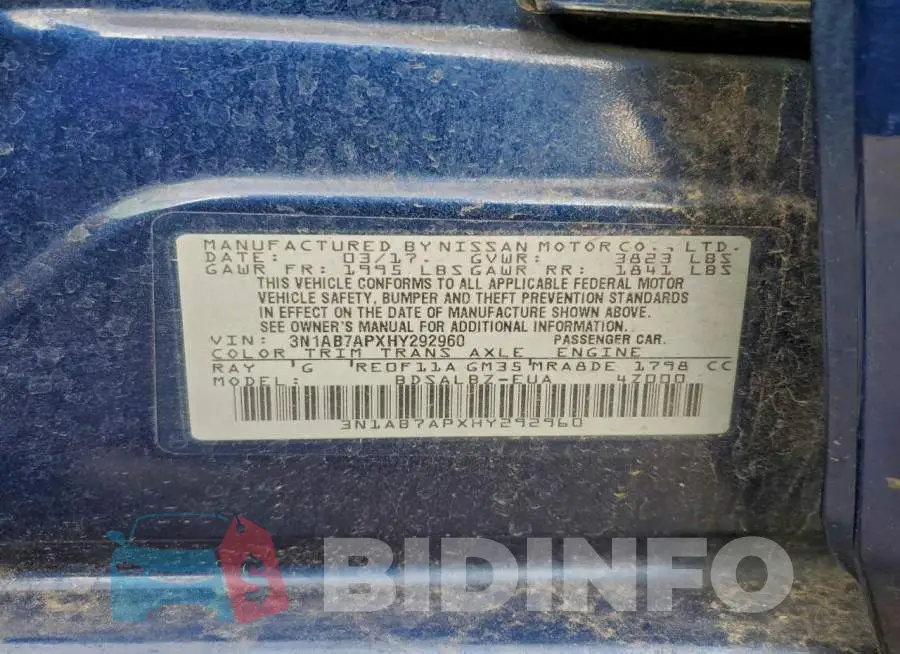 3N1AB7APXHY292960 Photo# 13