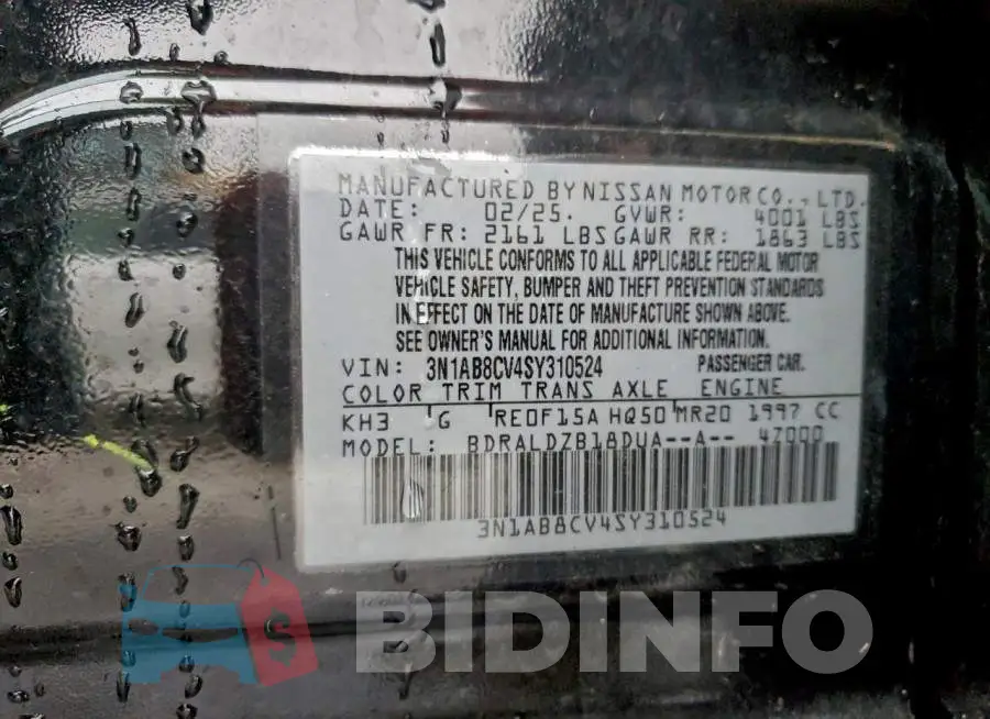 3N1AB8CV4SY310524 Photo# 13