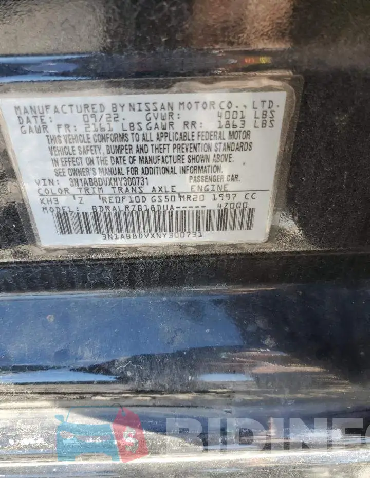 3N1AB8DVXNY300731 Photo# 12