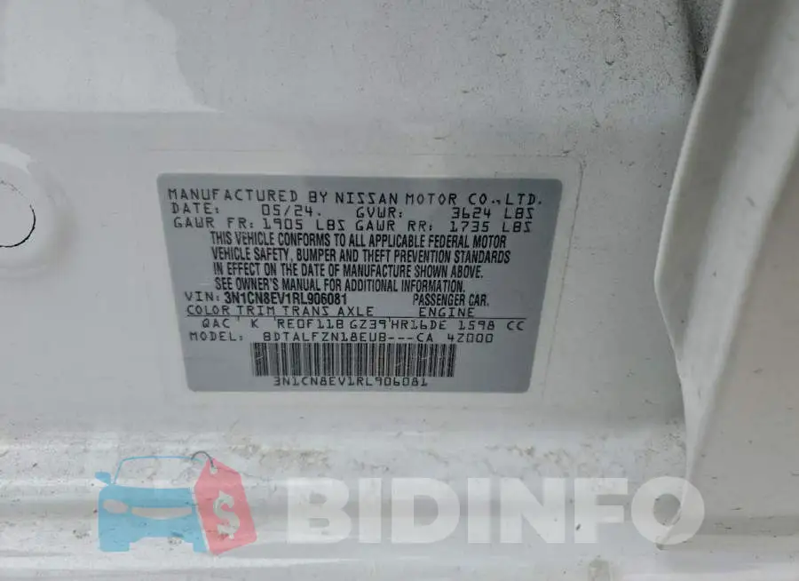 3N1CN8EV1RL906081 Photo# 12