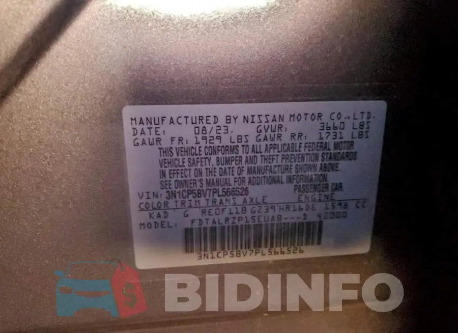 3N1CP5BV7PL566526 Photo# 14
