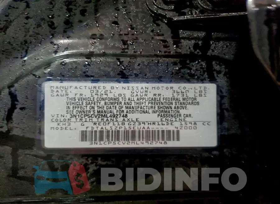 3N1CP5CV2ML492748 Photo# 13