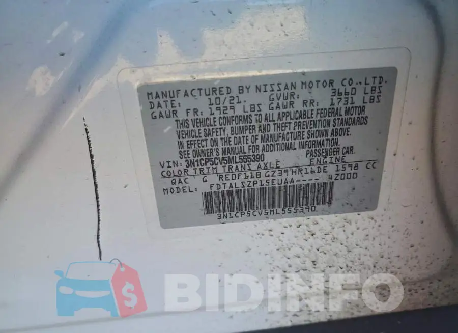 3N1CP5CV5ML555390 Photo# 12