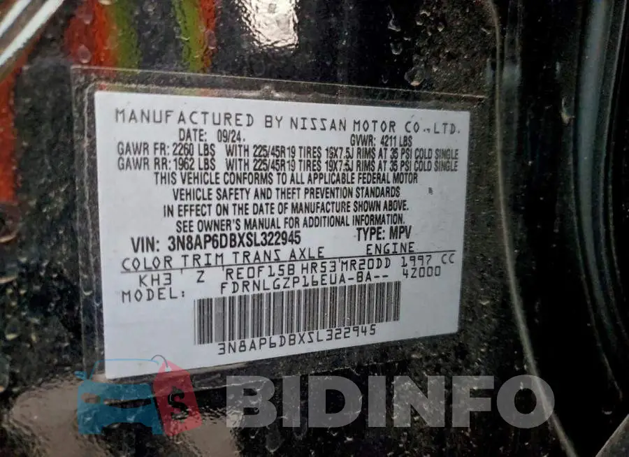 3N8AP6DBXSL322945 Photo# 13