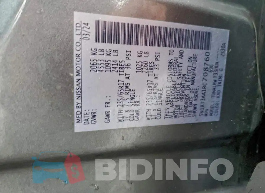 5N1BT3AA1RC708760 Photo# 13