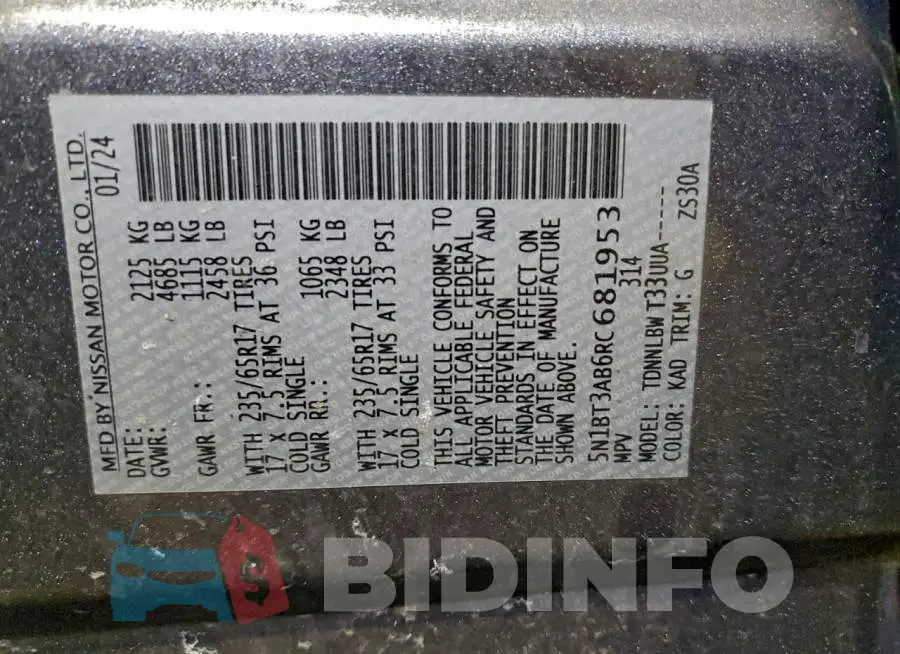 5N1BT3AB6RC681953 Photo# 13