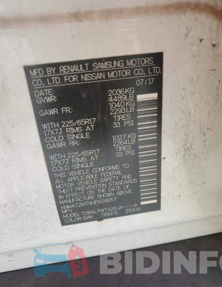 KNMAT2MT9HP609957 Photo# 13