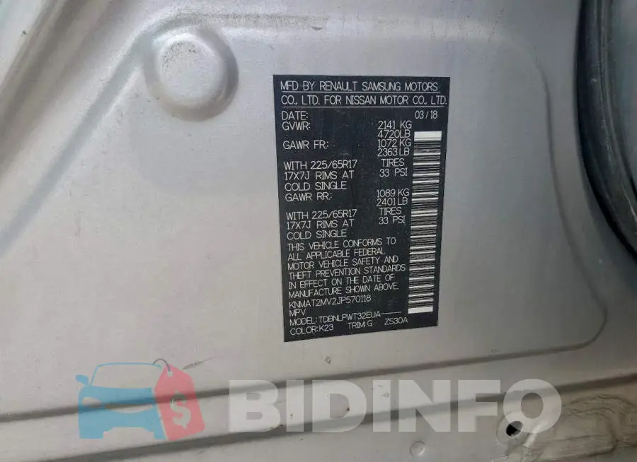KNMAT2MV2JP570118 Photo# 14