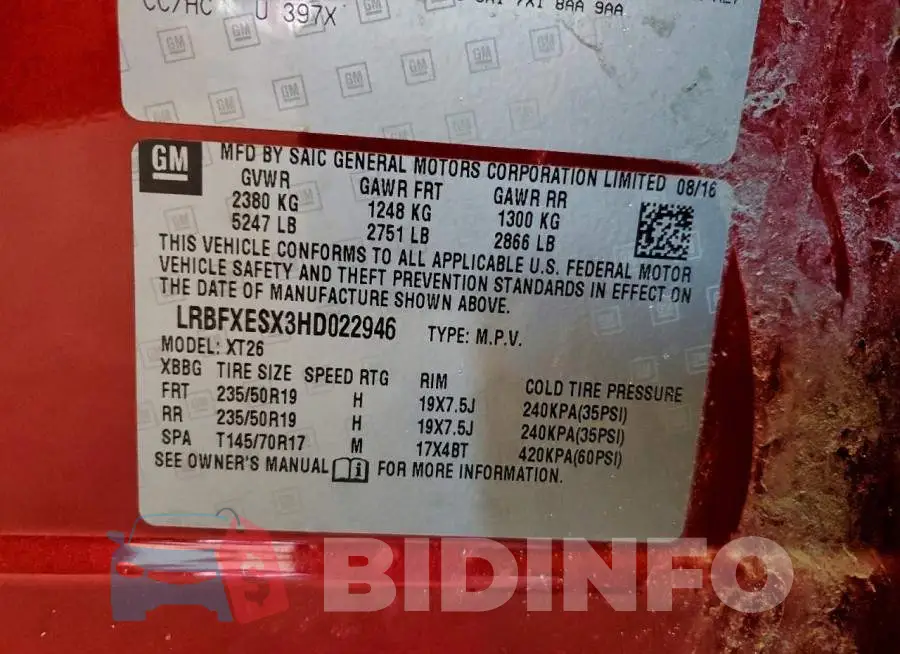 LRBFXESX3HD022946 Photo# 13