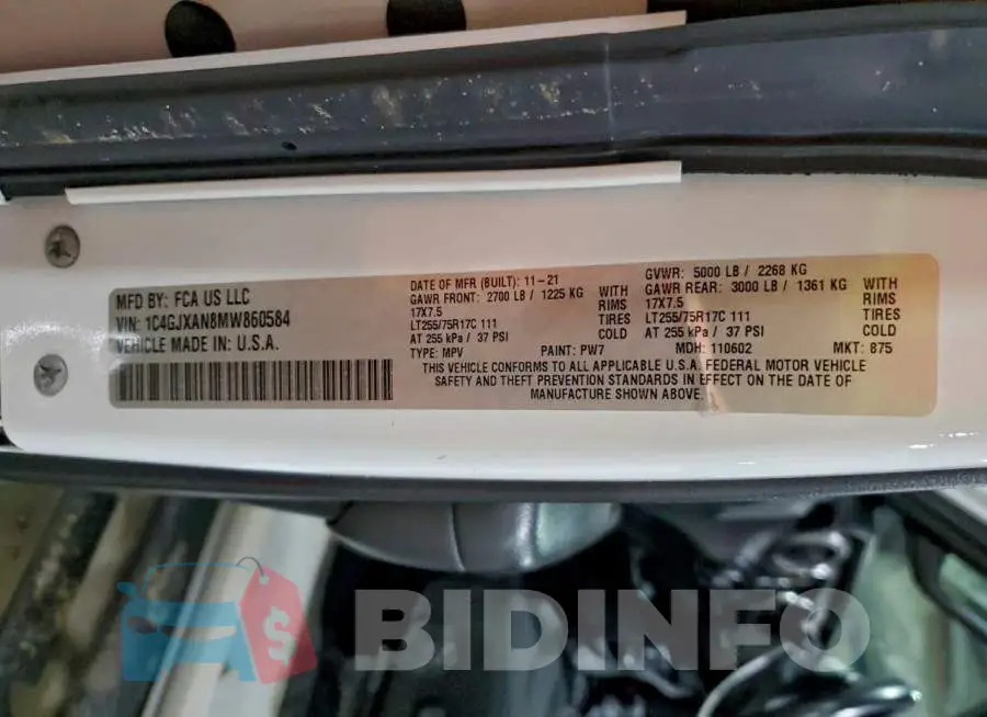 1C4GJXAN8MW860584 Photo# 13