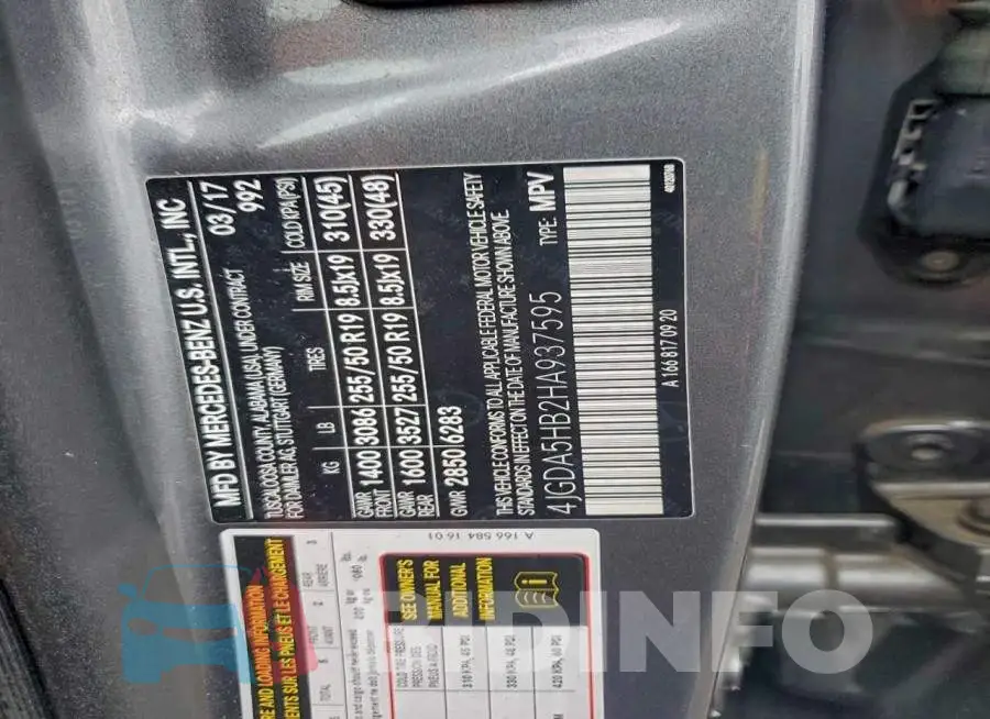 4JGDA5HB2HA937595 Photo# 13